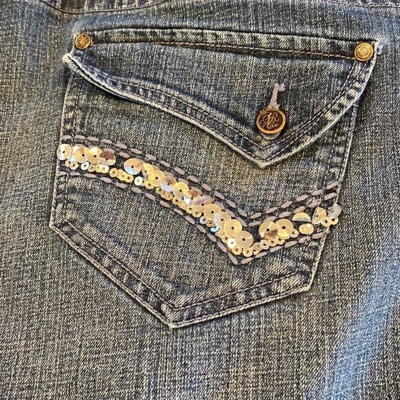 American Rag Women’s Cropped Capri High Rise Jeans 22W Plus Size - Picture 3 of 11